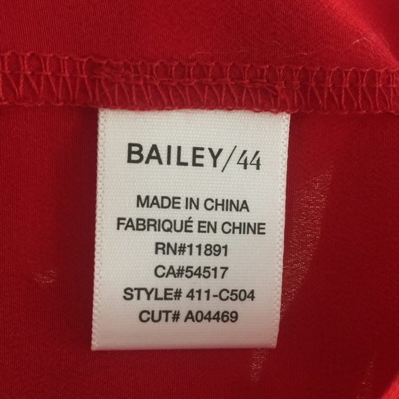 Bailey 44 Silk Cold Shoulder Blouse -NWT! - Picture 7 of 8